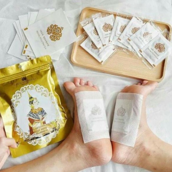 Miếng dán thải độc bàn chân Gold Princess Thái Lan