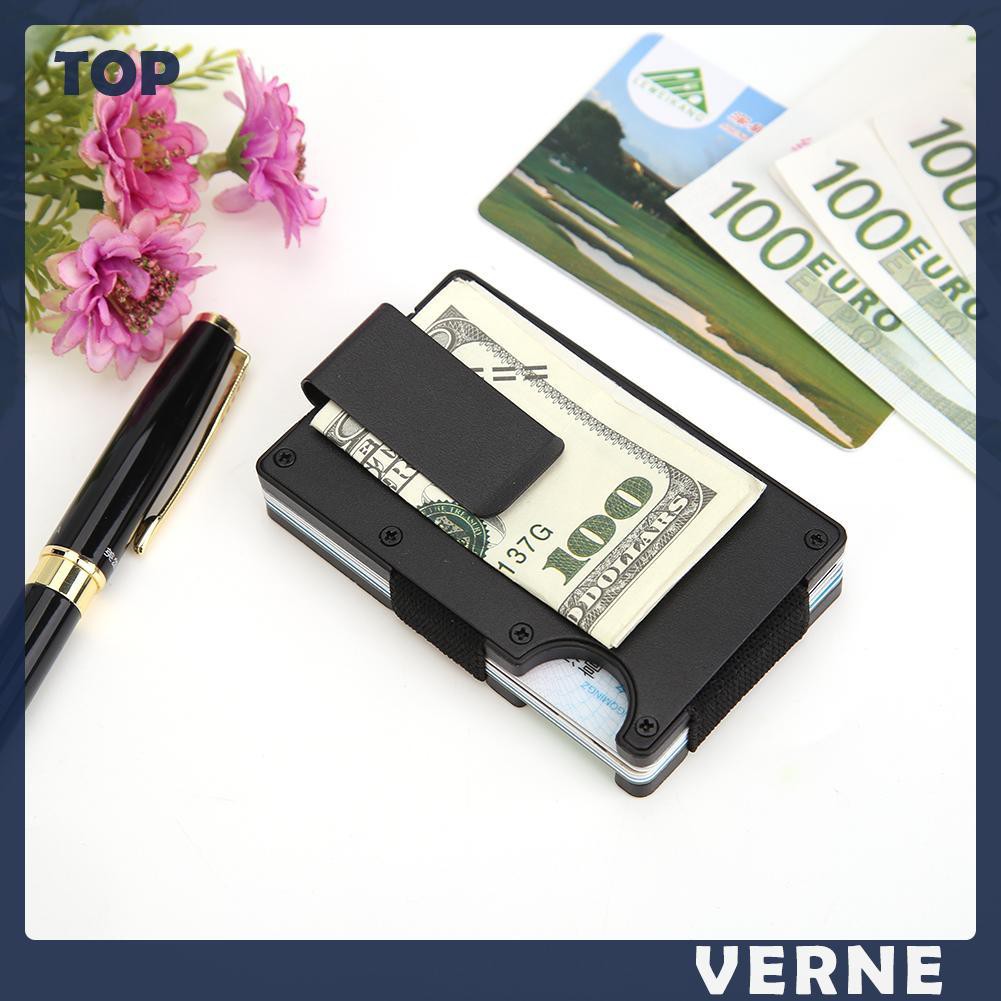 (Hàng Mới Về) Kẹp Inox Giữ Thẻ / Tiền Mặt Tiện Dụng