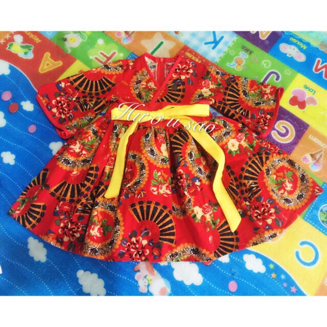 Váy kimono nhật bản cho bé
