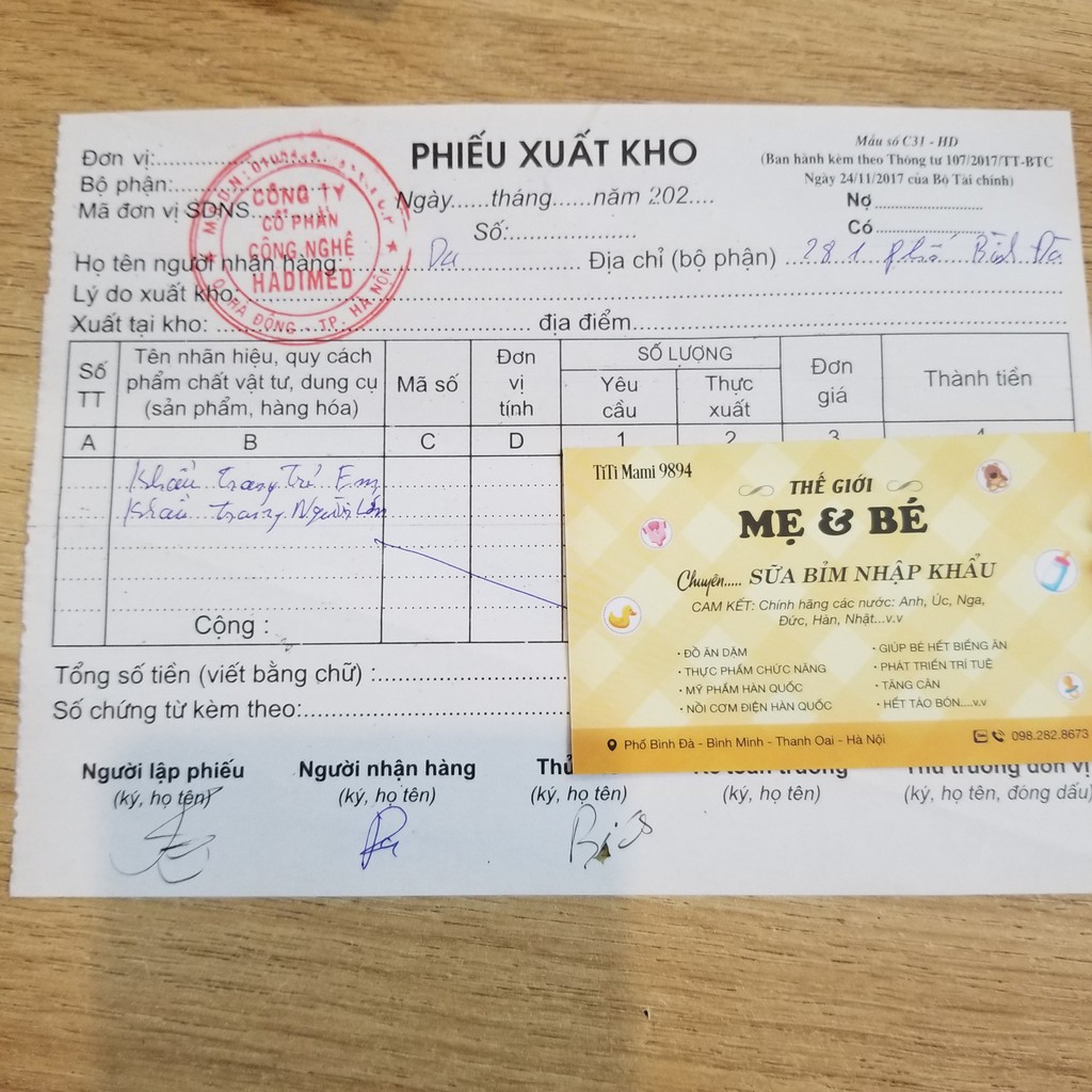 Khẩu Trang Y tế trẻ em, Người Lớn HDM[4 Lớp]