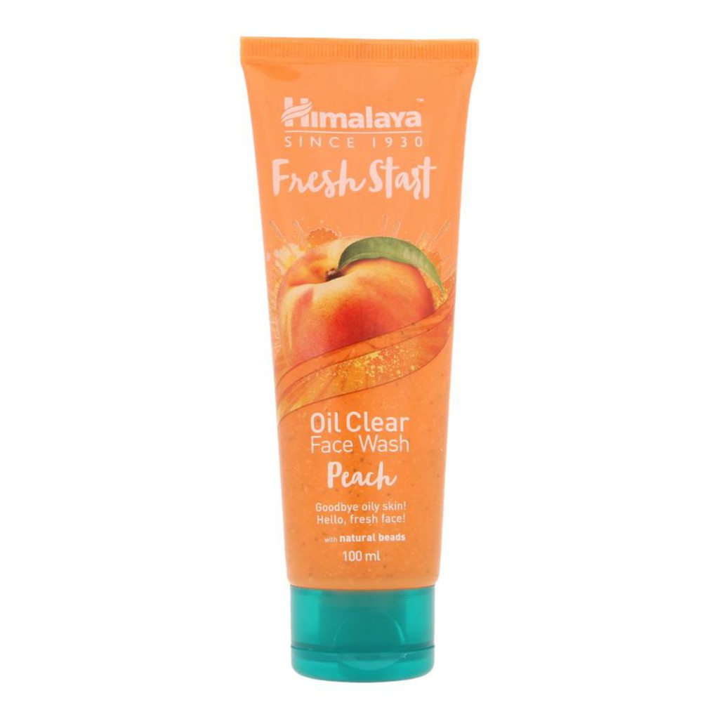 Sữa rửa mặt dưỡng ẩm và mát da Himalaya Fresh Start Oil Clear Face Wash Peach 100ml | BigBuy360 - bigbuy360.vn