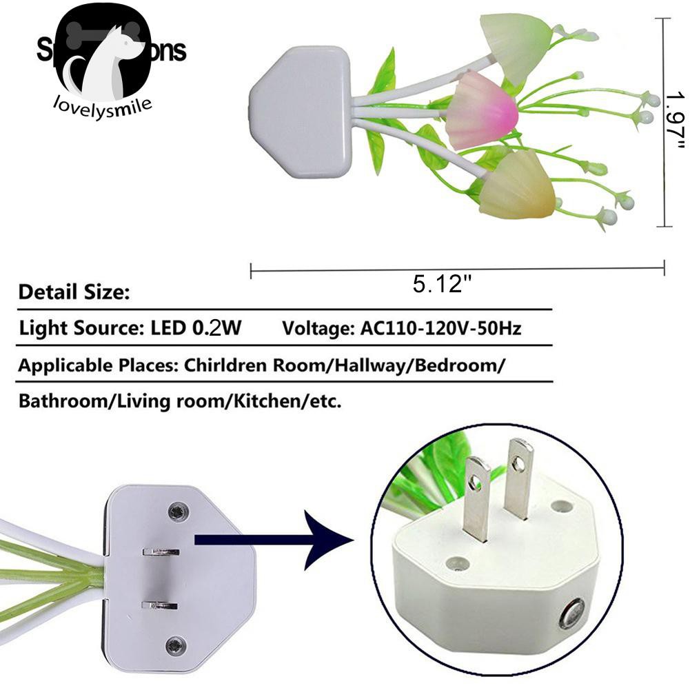 Đèn LED cảm biến ánh sáng nhiều màu sắc
độc đáo