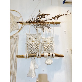 Cú treo macrame may mắn