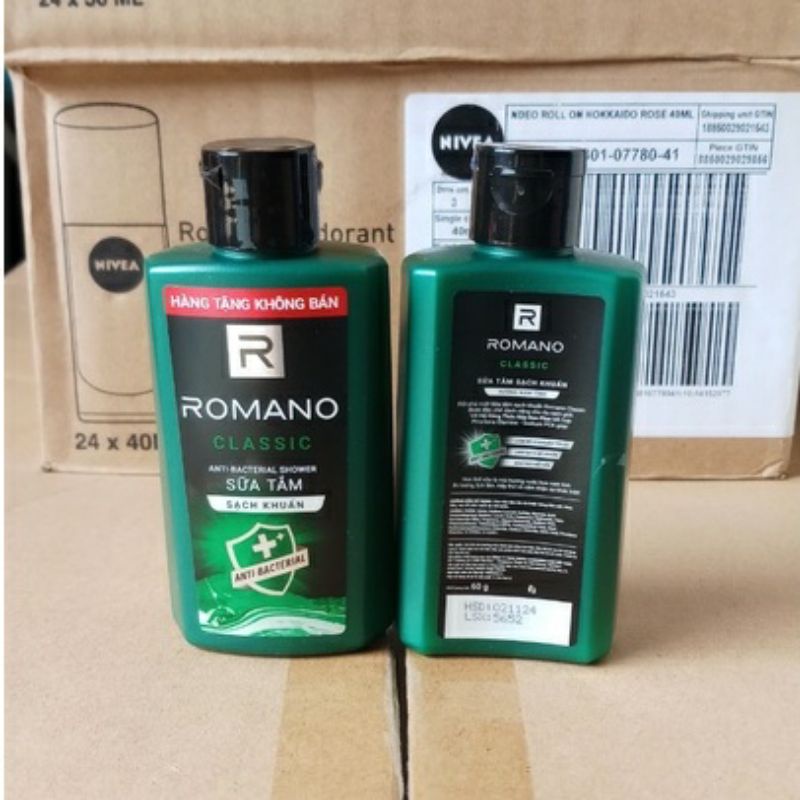 sữa tắm Romano 60ml