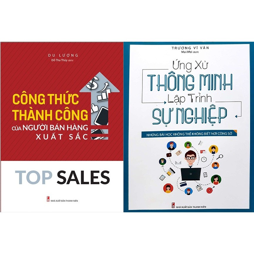 Combo Sách - Ứng xử thông minh lập trình sự nghiệp + Công thức thành công của người bán hàng xuất sắc
