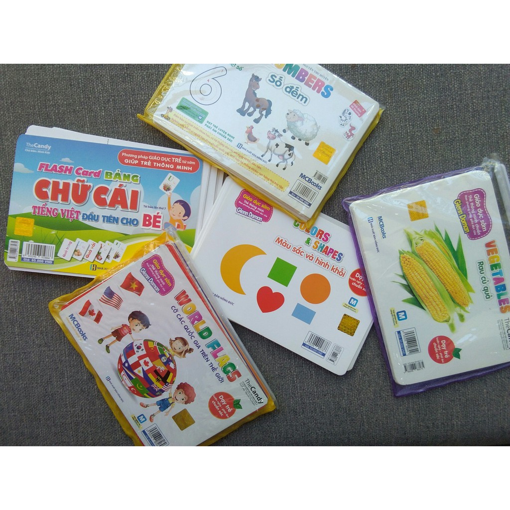 Flashcard Dạy Trẻ Theo Phương Pháp Glenn Doman - Cờ Các Nước