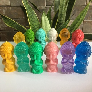 Bộ 12 tượng Phật mini đủ màu cao 8 cm