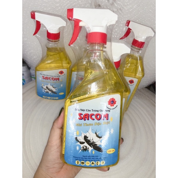 { Dầu diệt côn trùng SACOM - mùi thơm nhẹ nhàng, diệt : kiến, gián, mối, mọt }