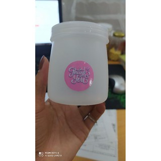 combo 50 hủ sữa chua 160ml kèm nắp và tem kute
