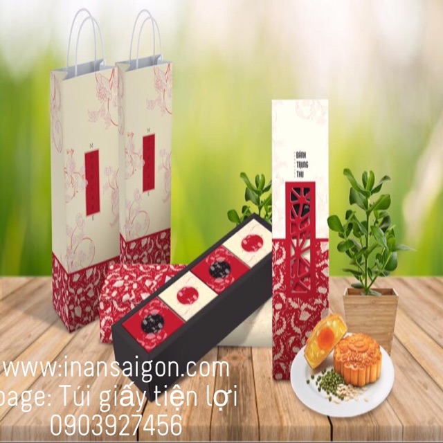 Hộp Bánh Trung Thu Dài
