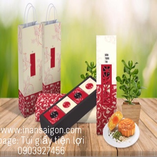 Hộp Bánh Trung Thu Dài