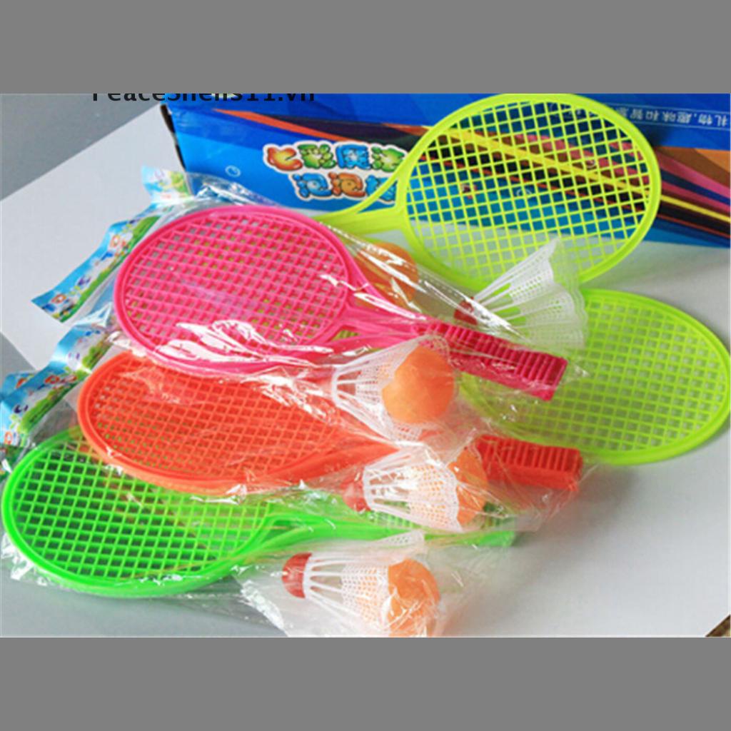 Bộ đồ chơi vợt đánh cầu lông/ tennis cho bé và gia đình hoạt động thể thao ngoài trời