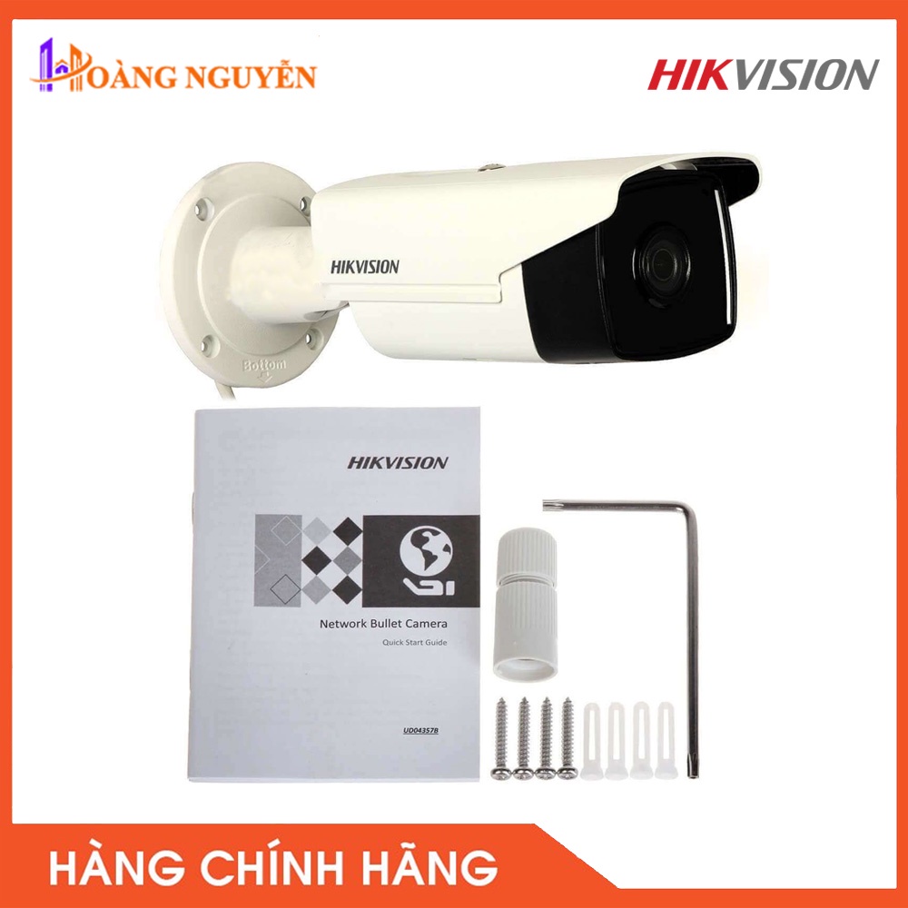 [NHÀ PHÂN PHỐI] Camera IP Hikvision DS-2CD2T85FWD-I8 hồng ngoại 80m 8MP