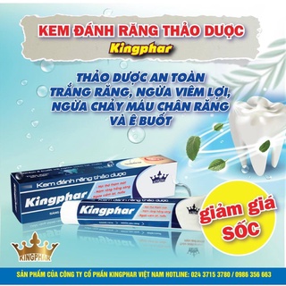 Kem đánh răng thảo dược kingphar