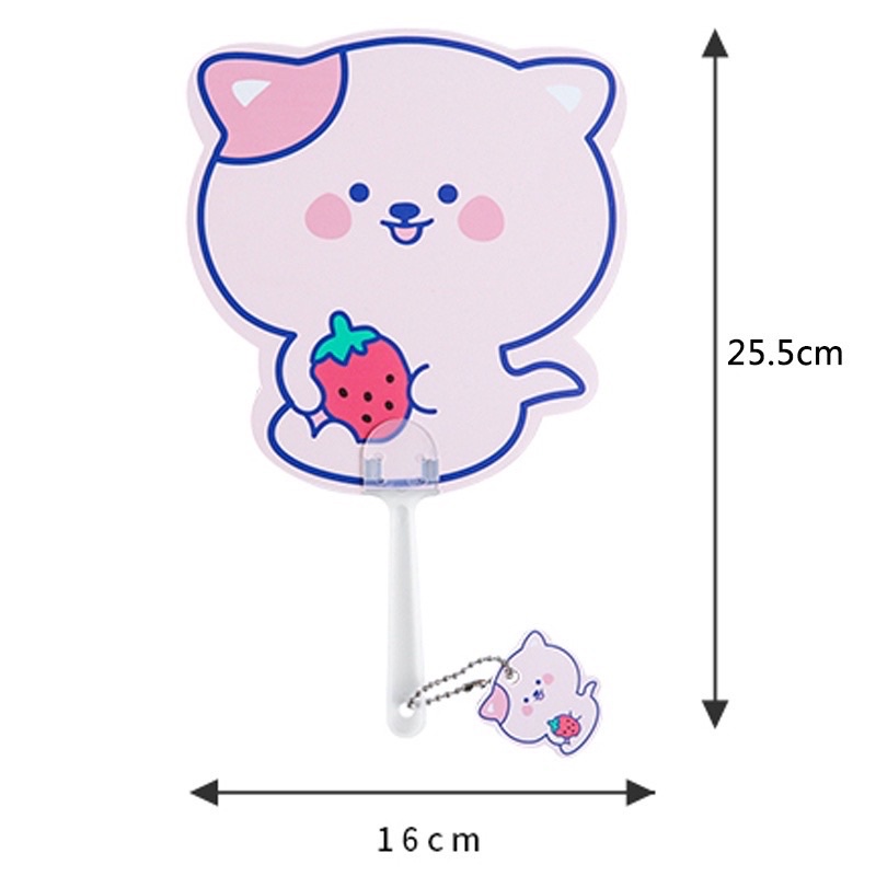 Quạt Cầm Tay Hoạ Tiết Hoạt Hình Dễ Thương