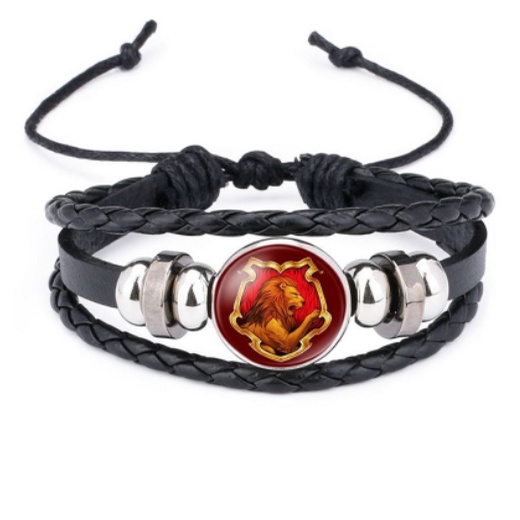 VÒNG TAY DA LOGO HOGWARTS thời trang