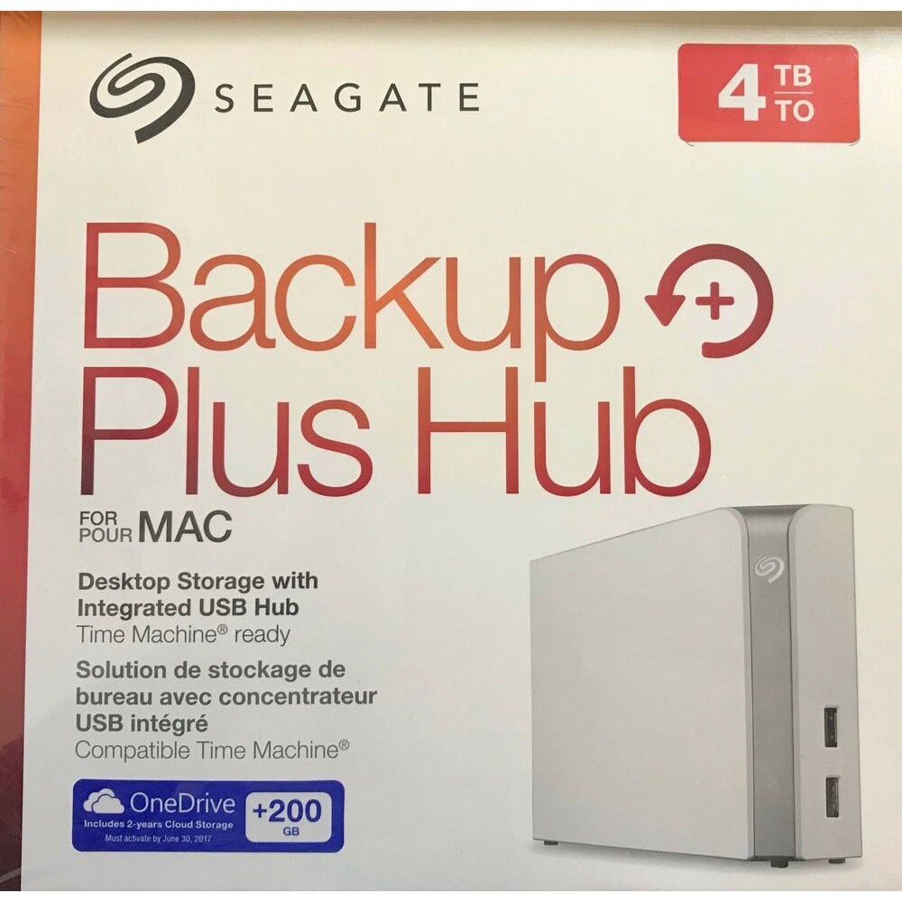 Ổ Cứng SEAGATE BACKUP PLUS HUB FOR MAC DESKTOP DRIVE 4TB 3.5"