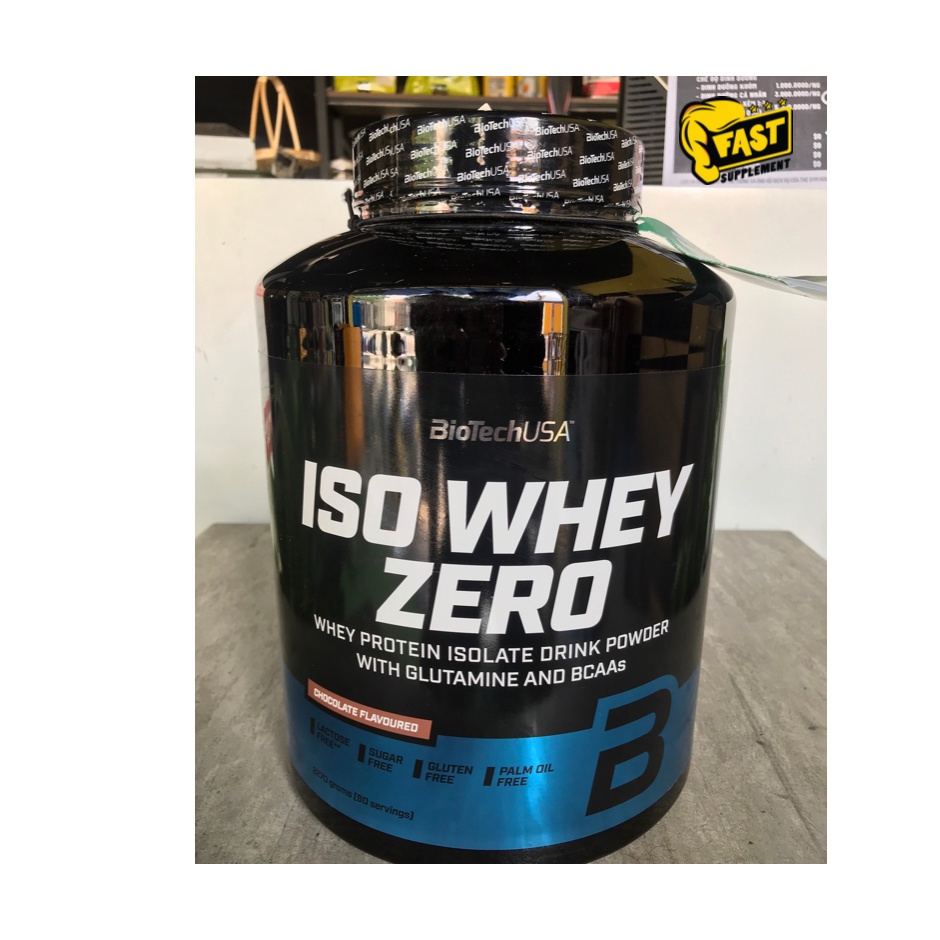 WHEY PROTEIN ISO WHEY ZERO - BIOTECH USA - HỖ TRỢ PHÁT TRIỂN CƠ BẮP 71 LẦN DÙNG