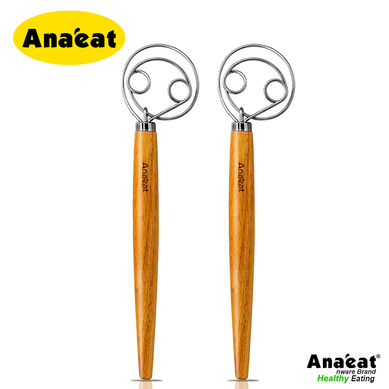 Que Trộn Bột Đánh Trứng Anaeat Thiết Kế Hai Mắt Tiện Dụng Làm Bánh Mì