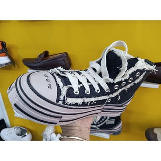 Giày sneaker XVessel rách cao cổ 2020