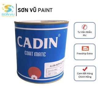  Cadin - Sơn sắt mạ kẽm Không lót 2in1 - bám trực tiếp lên kẽm - Lon 0.8Lit - Nhiều Màu 