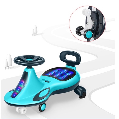 Xe lắc cho bé có đèn phát sáng và có nhạc vui nhộn,tựa lưng chắc chắn.Xe lắc tay xe chòi chân.