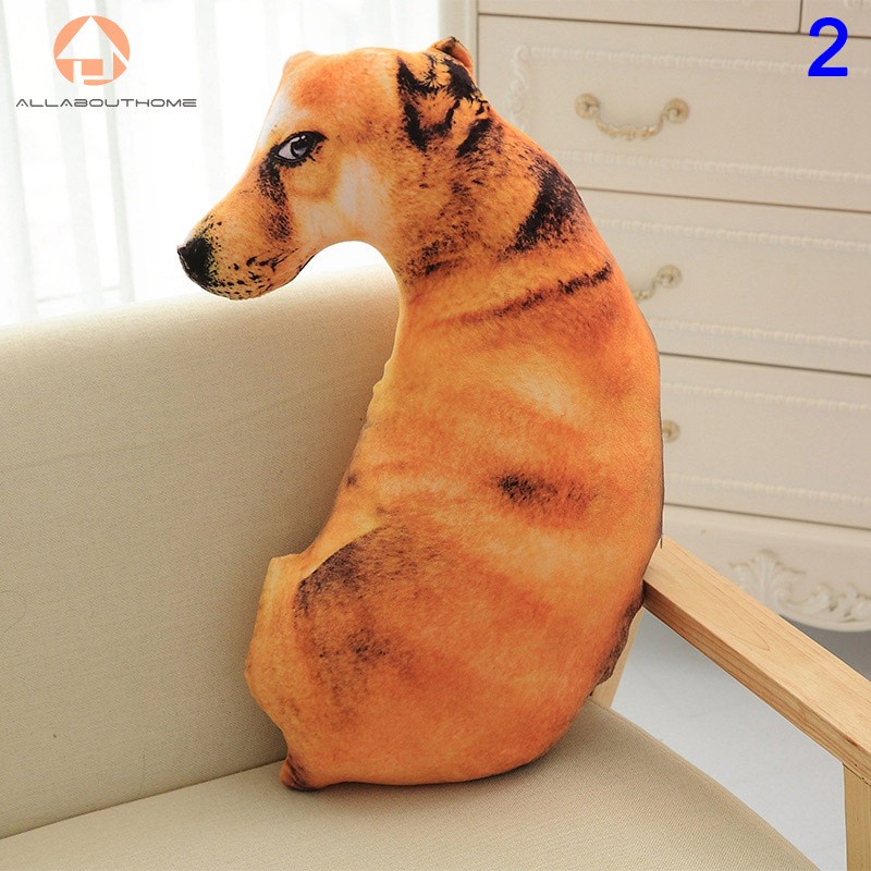 Abh Gối Ôm Hình Con Chó 3d Dùng Trang Trí Ghế Sofa