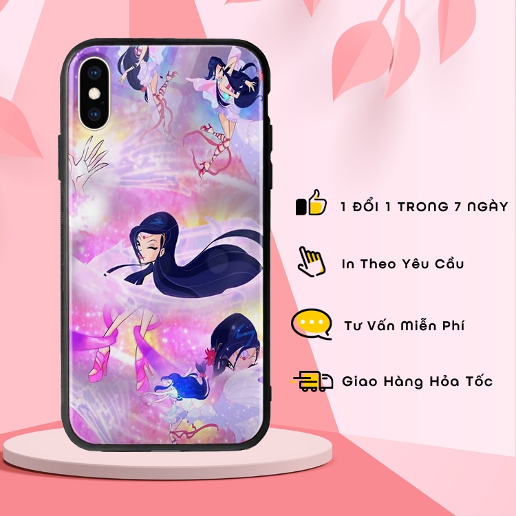 Ốp Chống Bẩn Hình Musa phép thuật Winx Độc Lạ VANITE Cho Iphone 12/11 ProMax/Xs/Max/Xr/X/6/6S/7/8Plus