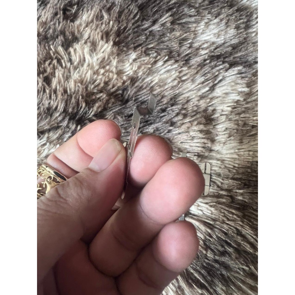 Bộ kẽm hàn cell pin dập khung 5S-2P , size 0.18mm. BN.