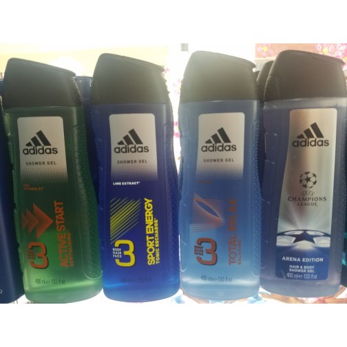 SỮA TẮM GỘI CHO NAM ADIDAS 400ML