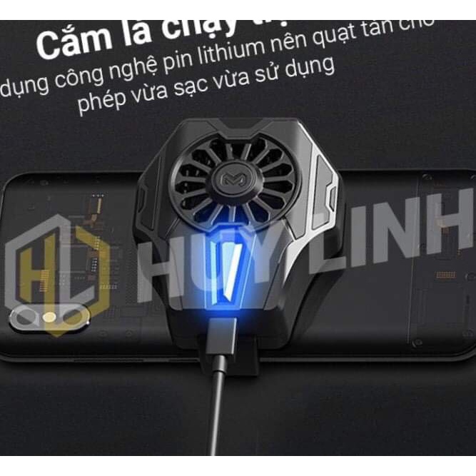 [Mã 253ELSALE hoàn 7% đơn 300K] [Mã ELHA22 giảm 5% đơn 300K] QUẠT TẢN NHIỆT MEMO DL01 CHO ĐIỆN THOẠI