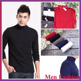 MẪU MỚI Áo giữ nhiệt cổ lọ nam màu đen