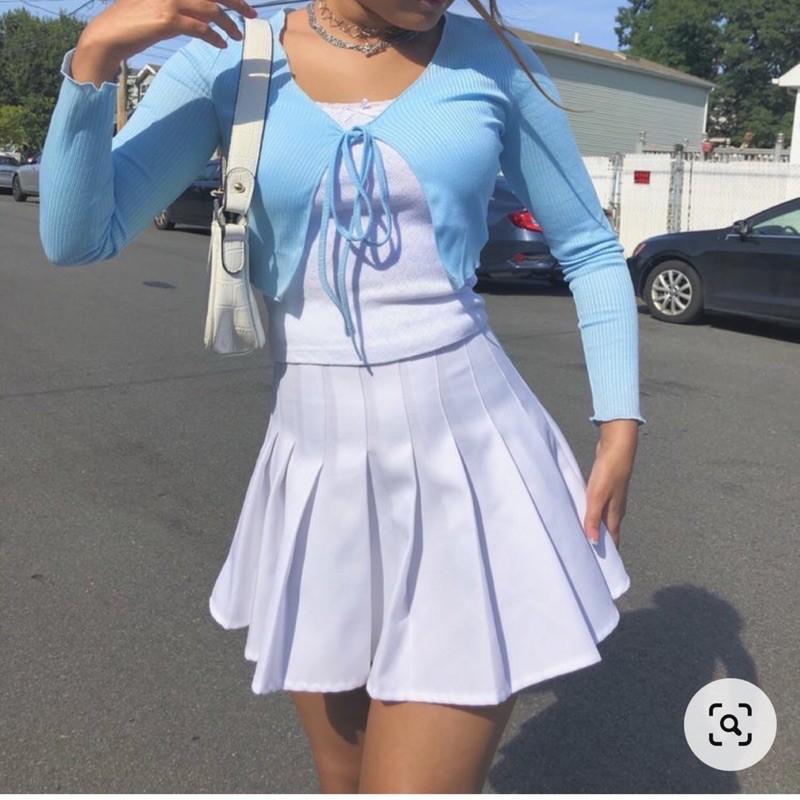 Chân váy xếp li tenis skirt nhiều màu Bazic one | BigBuy360 - bigbuy360.vn