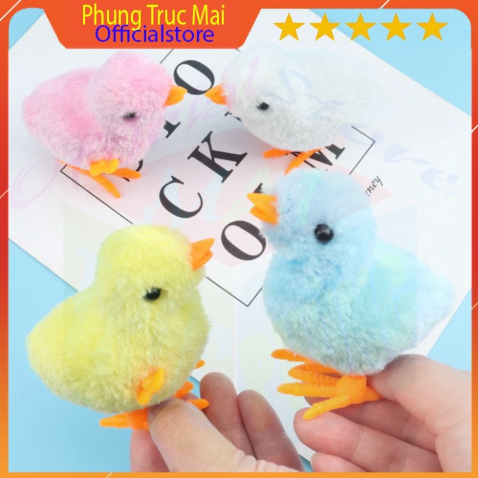 Gà con vặn cót biết chạy cho bé, Gà con chạy cót.