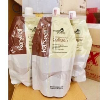 Kem ủ hấp tóc Collagen Karseel Maca Phục Hồi Tóc Xơ Hư Hỏng Nặng