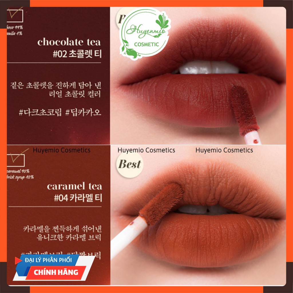 Son Kem Romand Milk Tea Velvet Tint - Romand Trà Sữa | Thế Giới Skin Care