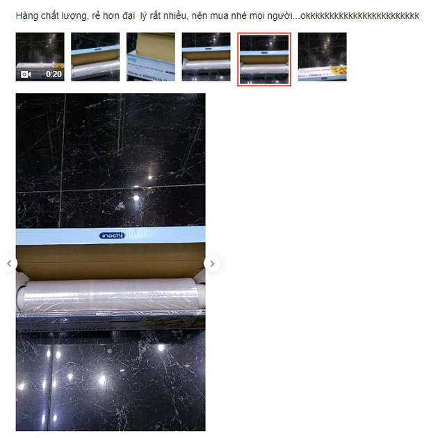 Màng bọc thực phẩm PE Inochi dai hơn tiện lợi hơn