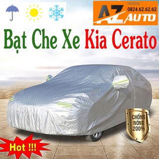 Bạt Phủ Ô Tô Kia Cerato CAO CẤP 3 LỚP Tráng Bạc Cách Nhiệt, Chống Nước, Chống nắng hàng đẹp