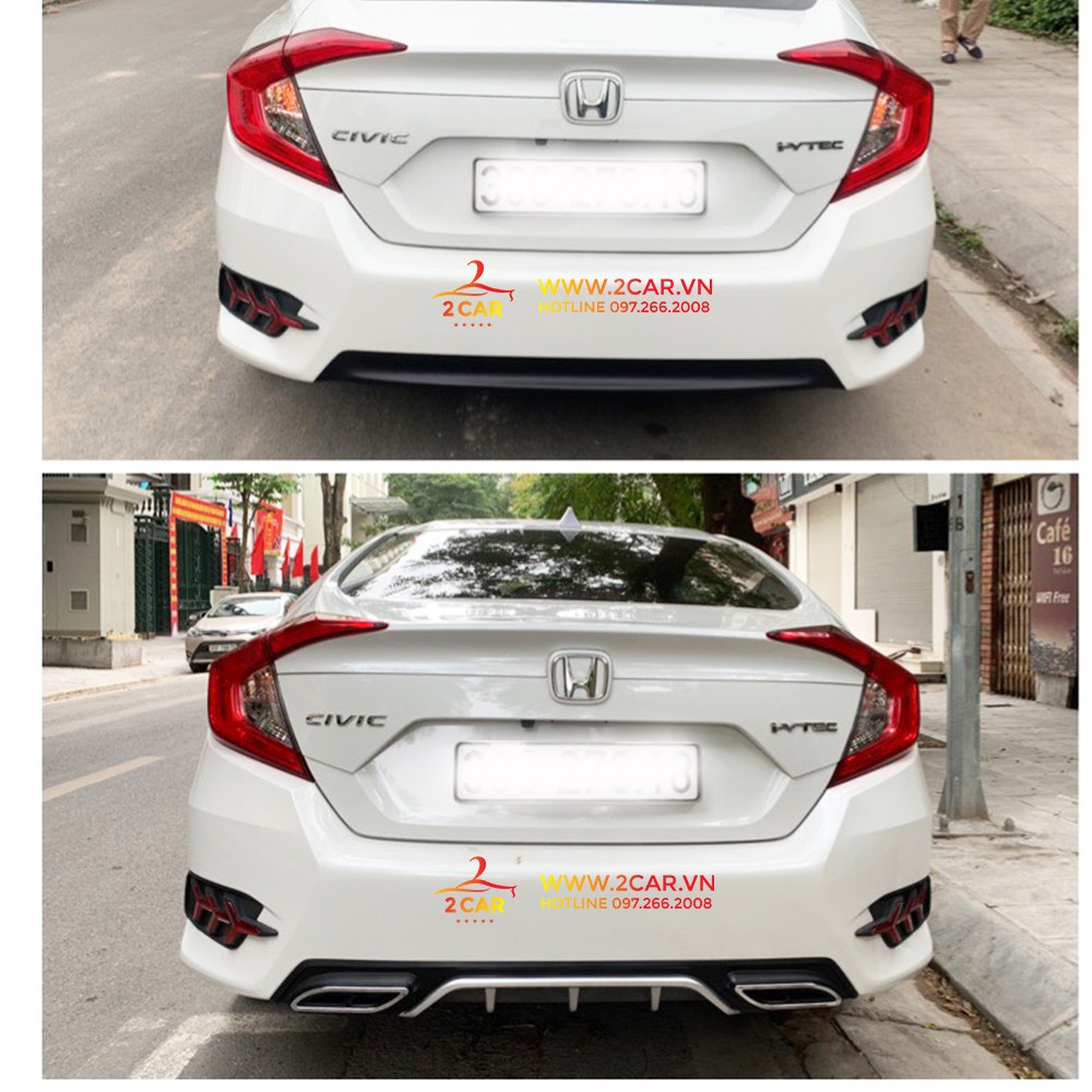 Lip Chia Pô, Lippo Xe Honda Civic 2019-2021 kiểu Mercedes