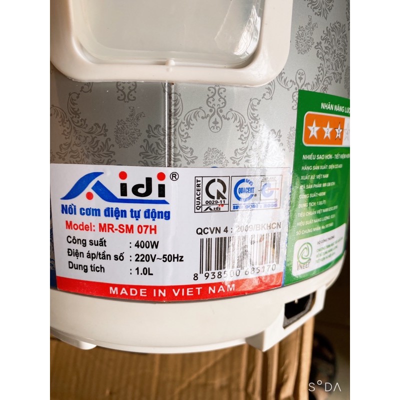 Nồi Cơm Điện Aidi 1L1,2L1,8L