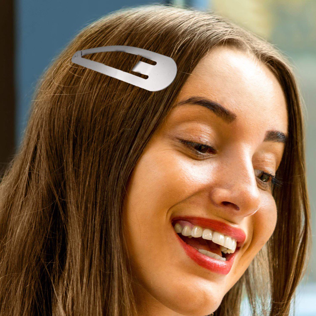 Kẹp Tóc Bb Bằng Kim Loại Màu Đen Nhiều Màu Siêu Bền Tiện Dụng Cho Nữ