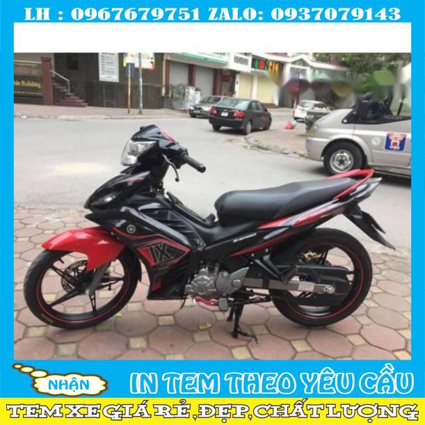 Tem rời exciter 2011 IX đỏ đen