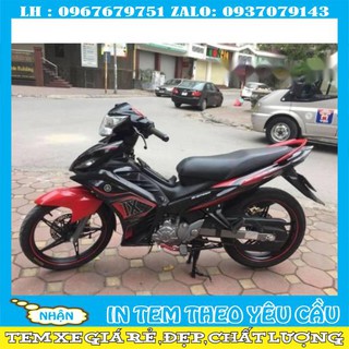 Tem rời exciter 2011 ix đỏ đen
