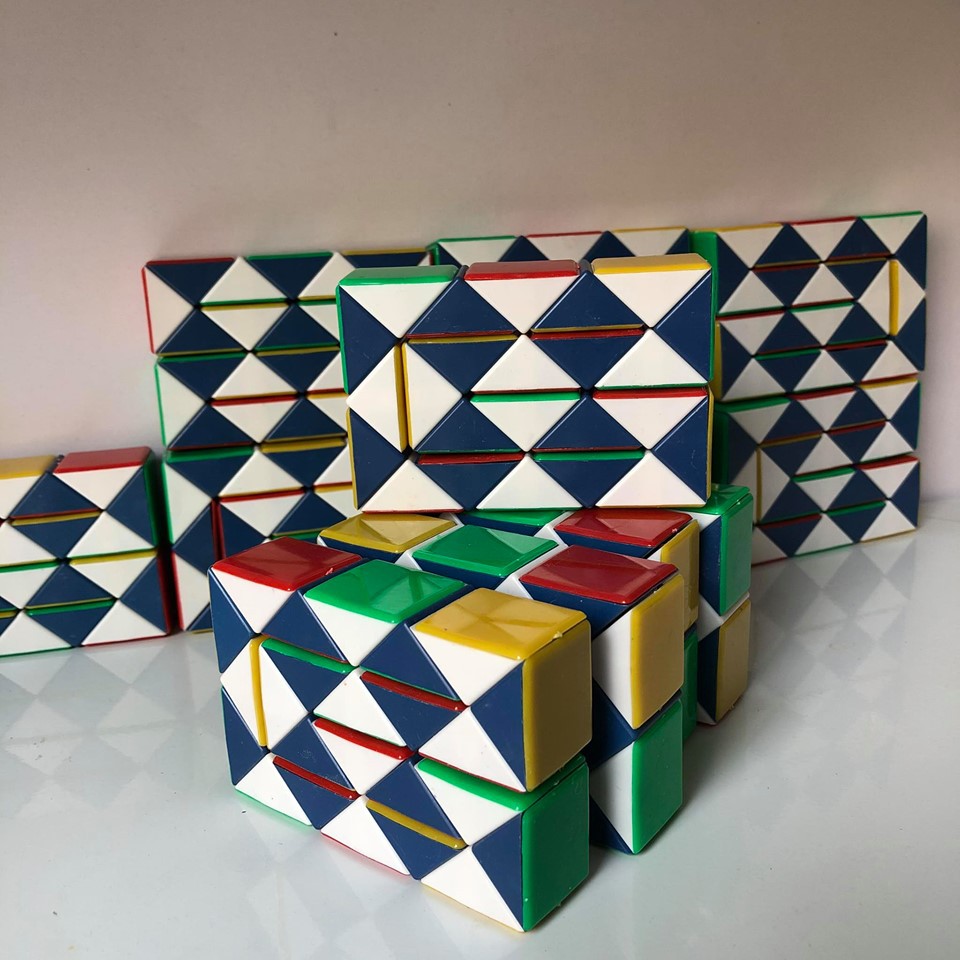 [Mã TOYNOV hoàn 20K xu đơn 50K] Rubik Biến Thể Gía Rẻ - Rubik Xoay Snake Biến Hình - Biến Thể Của Rubik Lập Phương