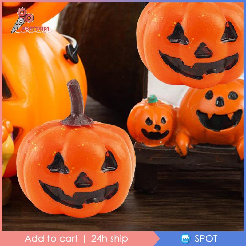 [Prettyia1] 16 Miếng Xốp Hình Bí Ngô Phong Cách Nông Trại Halloween