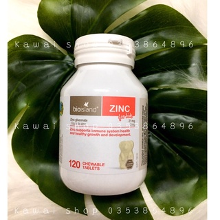 Viên bổ sung kẽm Zinc Bioisland 120 viên xuất xứ Úc