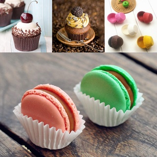Set 100 cốc giấy lót bánh cupcake nhiều màu sắc