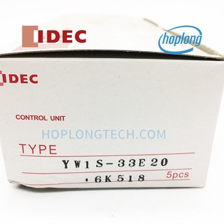 YW1S-33E20 IDEC công tắc xoay 3 vị trí 45° 2NO tự nhả về