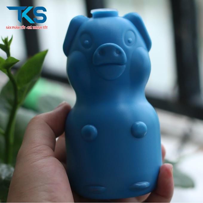 Lọ thả bồn cầu khử mùi diệt khuẩn siêu hiệu quả hình con heo