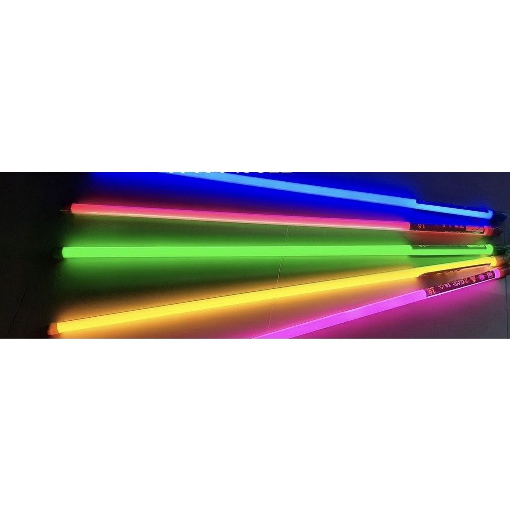 Bóng đèn tuýp led 1m2 nhiều màu trang trí ngoài trời, bóng đèn led t8 trang trí nhiều màu kín nước